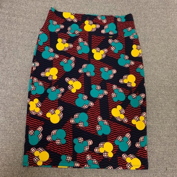 LULAROE - Disney 80's Print Skirt - Picture 1 of 7